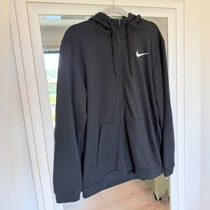 New Nike men’s Dri-Fit long sleeve zip up hoodie sweatshirt